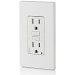 Leviton® AGTR1-W Tamper-Resistant Dual-Function AFCI/GFCI Outlet With LED Indicator Light, 15 A, 125 V, White