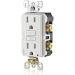 Leviton® AGTR1-W Tamper-Resistant Dual-Function AFCI/GFCI Outlet With LED Indicator Light, 15 A, 125 V, White