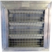 Lloyd Industries 2-SRF Stationary Louver With Flange Frame, 20 in Opening Width, 20 in Opening Length, Aluminum