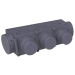 MarketAir EasyPlenum EPU-3 Universal Plenum, 39.4 in Width, 10.4 in Height, 13.7 in Depth, 3 Outlets