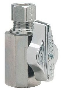 BrassCraft KTR12XC 1/2F X 3/8OD Straight Stop Lead Free