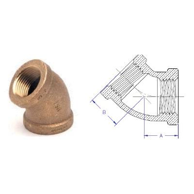 Matco-Norca™ B-L4502LF Elbow, 3/8 in FNPT x 3/8 in FNPT, Brass