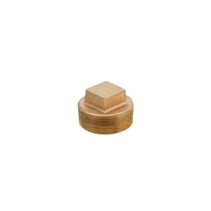 Matco-Norca™ B-PL07LF Pipe Plug, 1-1/2 in Threaded, 1.35 in, Brass