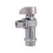 Matco-Norca™ 26-1015PLF 1/4 Turn Angle Supply Stop Valve, 1/2 in Inlet, Press Inlet, 1/4 in Outlet, Compression Outlet