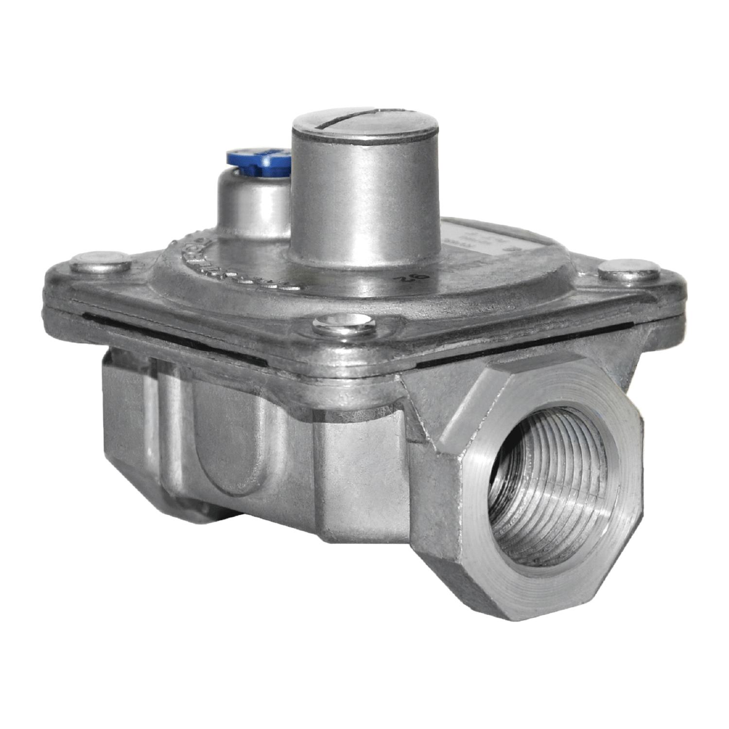 Maxitrol® RV Series RV48 Poppet Design Appliance Gas Regulator With Rubber Seat, 1/2 to 3/4 in Nominal