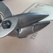 Midwest Snips® MWT-6510L Offset Aviation Snip, Straight/Tight and Wide Left Curve Cut Direction