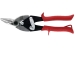 Midwest Snips® MWT-6716L Aviation Snip, Straight/Wide Left Curve Cut Direction, Molybdenum Alloy Steel Blade