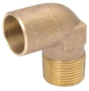 Mueller Industries Inc A01506NL Lead Free ID 1/2 CxM 90 OD 5/8 (Matco CLFM0303LF)