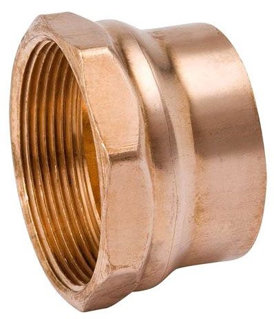 Mueller Industries Inc W07221 1-1/2 CxF DWV Adapter 903 1-1/2