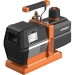 Navac NRP8DI Smart Vacuum Pump, 8 cfm, 15 um Vacuum, 2 Stages, 115 V, 3/4 hp Motor HP, 1/4 in, 3/8 in, 1/2 in Connection