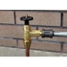 Inner-Tite® R81300 Fusible Angle Valve, 3/8 x 1/4 in Connection, Flared x MPT Connection Type, Brass