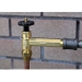Inner-Tite® R86000 Fusible Angle Valve, 3/8 x 1/4 in Connection, Flared x MPT Connection Type, Brass