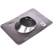Oatey® 12933 No-Calk Standard Base Roof Flashing, For Pipe Size: 2 in, Aluminum, Unfinished, 12-1/2 in Base Length