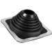 Oatey® Master Flash® 14053 Roof Flashing, For Pipe Size: 2-3/4 to 7 in, EPDM, 10 in Base Length, 10 in Base Width