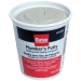 Oatey® 31166 Plumber's Putty, Applicable Materials: Stainless Steel Fixtures, 14 oz Net Content, Beige