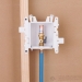 Oatey® 37689 Ice Maker Supply Box, 8 in, 3.38 in, 4.85 in, PVC, White, PEX Inlet Connection, Yes, Brass, Yes, Yes, Yes