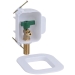 Oatey® 39134 Ice Maker Box, 4.05 in, 2.35 in, 5.6 in, Polystyrene, White, Copper Sweat Inlet Connection, 1/4-Turn Valve