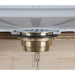 Oatey® 42150 No-Caulk Shower Drain, For Pipe Size: 1-1/2 in, Brass Body, Stainless Steel Grate, 4-1/4 in Grate