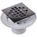 Oatey® 42394 Tile Shower Base Drain, For Pipe Size: 2 in, 3 in, Solvent Weld Outlet Connection, PVC Body