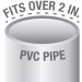 Oatey® 42787 Offset Shower Drain, For Pipe Size: 2 in, Solvent Weld Outlet Connection, PVC Body, Stainless Steel Grate
