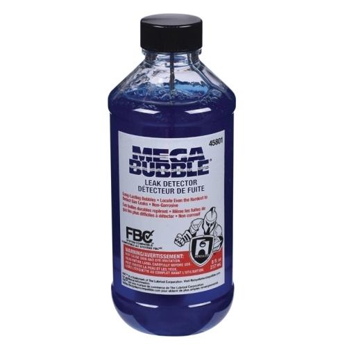 Oatey® Hercules, MegaBubble 45801 Leak Detector with Sprayer, Liquid, Blue, 8 oz, Dauber Bottle