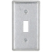 RACO® 865 Handy Box Cover, Steel, 1 Gangs, 4 in Height, 2 in Width, Gray, Cover Function Type, Galvanized