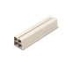 SLIMDUCT® 87762 Riser, 397 lb Load, 18 in Height, 4 in Width, 3-3/4 in Depth, PVC, Ivory, Riser Function Type