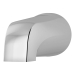 SYMMONS® 060 Non-Diverter Tub Spout, Polished Chrome, 5-1/4 in Spout Reach, Metal Body