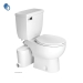 Saniflo® Saniaccess 3 082 Full-Bathroom Macerating Pump, 2 in Inlet Connection, 10-3/4 in Height, 18-3/4 in Width, White