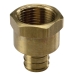 Sioux Chief Crimp™ 647XG3 Straight Adapter, Adapter Fitting, 3/4 in Connection Size 1, Connection Type 1: F1807 PEX