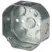 Steel City® 541511/2 Octagon Box, Steel, 1 Outlets, 15.8 cu-in Capacity, 4 in Height, 4 in Width, 1-1/2 in Depth, Silver