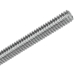 Superstrut® H1043/8X6 Continuous Thread Hanger Rod, 6 ft Length, 3/8 in Thread, Steel, Gold Galvanized
