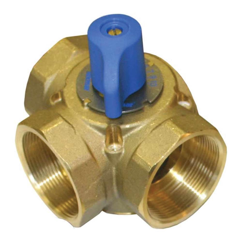 3-Way Mixing Valve, 2 IN Brass