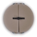 TRUaire® 802X08 Butterfly Damper, Round Duct, 8 in Diameter, Steel, Brown Powder-Coated