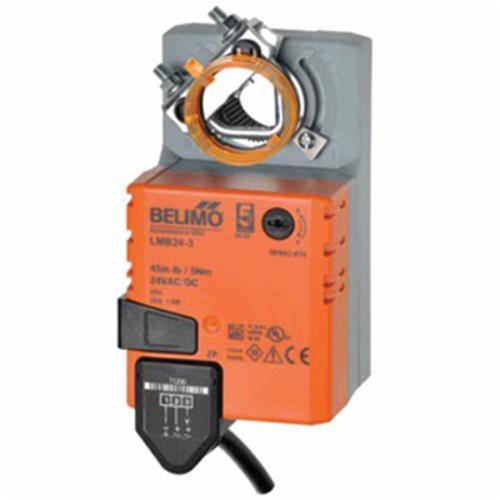 BELIMO® LMCB24-SR Damper Actuator, 24 VAC/VDC, 1.5 W (0.4 W), 35 sec Running, Constant Independent of Load Timing