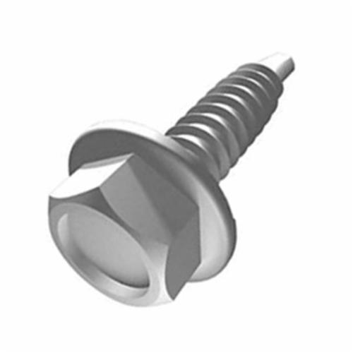 Duro Dyne® Super Saber® 15180 Self-Drilling/Tapping Screw, #10-16 Thread, Unslotted Hex Head, 5/16 in Drive, Steel