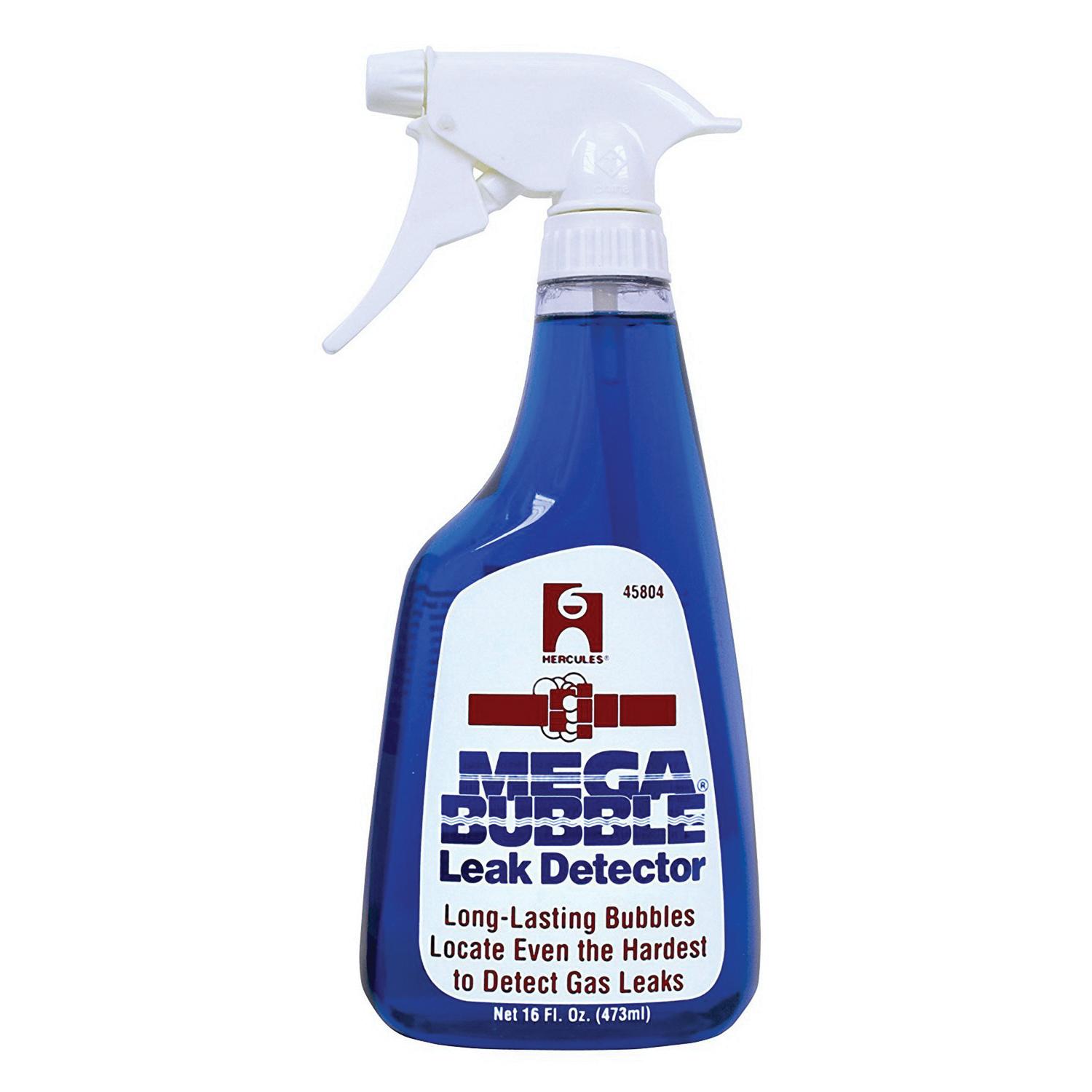 Oatey® Hercules, MegaBubble 45804 Leak Detector with Sprayer, Liquid, Blue, 16 oz, Spray Bottle