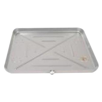 DiversiTech® 6-M3030 Drain Pan, 30 in L, 30 in W, Metal, Gray