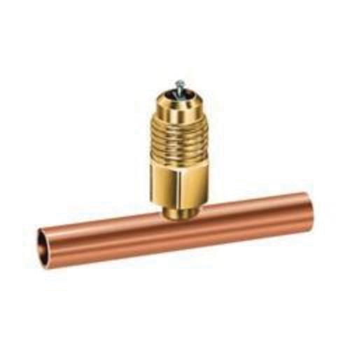 JB Industries A31144 Braze Tee, 7/8 in, ODS x Access x ODS, Brass/Copper