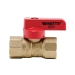 WATTS® 0545003 2-Piece Ball Valve, Ball Valve, 1/2 in Nominal, Connection Size 1: 1/2 in, Connection Type 1: FNPT