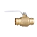 WATTS® 88005498 Ball Valve, 2 in, 2 in, Press, 2 in, Press, Copper Silicon Alloy Body, 250 psi Max Working Pressure
