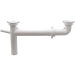 WOLVERINE BRASS® 53314 Telescopic Outlet Sink Waste, Connection Size 1: 1-1/2 in, Polypropylene, White