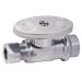 WOLVERINE BRASS® 56357 1/4-Turn Straight Stop, 1/2 in Inlet Connection, Press Inlet Connection, 3/8 in Outlet Connection