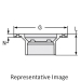 WOLVERINE BRASS® 801 DWV Closet Flange, Flange Fitting, Connection Size 1: 4 in, Connection Type 1: Spigot, Gray