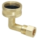 WOLVERINE BRASS® 83395 Dishwasher Hook-Up Fitting, Fitting, Connection Size 1: 3/8 in, Connection Type 2: FHT