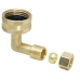 WOLVERINE BRASS® 83395 Dishwasher Hook-Up Fitting, Fitting, Connection Size 1: 3/8 in, Connection Type 2: FHT