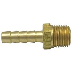 Wal-Rich 4031014 Hose Adapter, 3/8 in Barbed x 1/2 in MIP, Brass