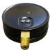 Wal-Rich 1712502 Pressure Gauge, 0 to 15 psi, Bourdon Tube, 2-1/2 in Dial, 1/4 in, NPT, Brass, Lower