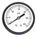 Wal-Rich 1714002 Back Outlet Pressure Gauge, 0 to 30 psi, Bourdon Tube, 2-1/2 in Dial, 1/4 in, NPT, Brass, Back