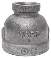 Ward 1DX1B.BMC 1-1/2 X 1-1/4 Black Male Coupling (ZMBCPR0706)(55845)